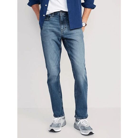 Old Navy Men's Straight Leg Built-in Flex Jeans size 40x32 - Picture 3 of 6